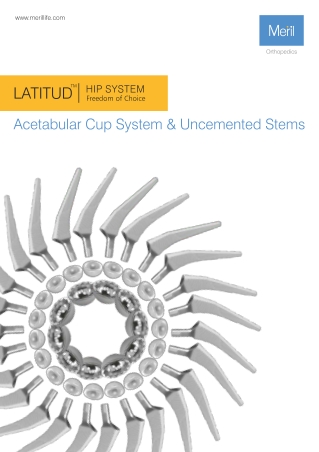 LATITUD ACETABULAR CUP SYSTEM by Meril Life