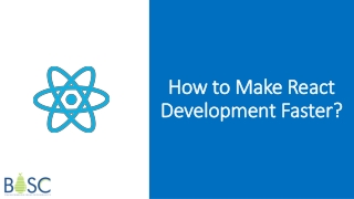 How to make React development faster