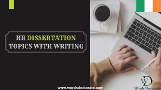 HR Dissertation Topics WIth Writing - Words Doctorate