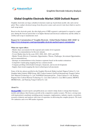 Graphite Electrode Market Forecasts to 2028