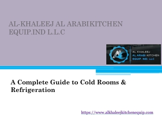 A Complete Guide to Cold Rooms & Refrigeration
