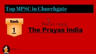 Top MPSC Coaching in Churchgate
