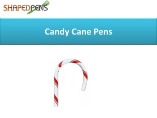 Candy Cane Pens