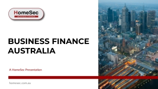 Business Finance Australia