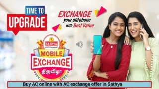 Buy AC online with AC exchange offer in Sathya