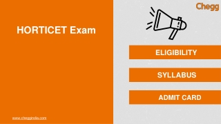 Horticulture Common Entrance Test (HORTICET)