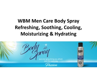 WBM Men Care Body Spray