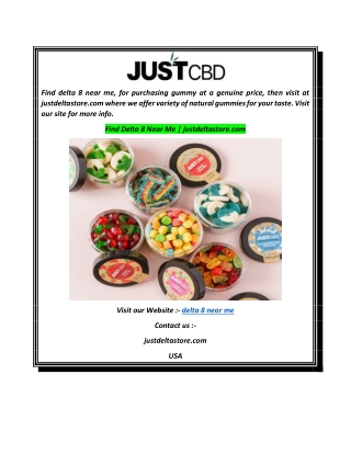 Find Delta 8 Near Me  justdeltastore.com