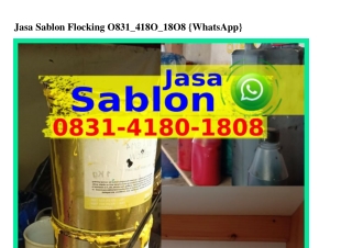 Jasa Sablon Flocking Ö831_Կ18Ö_18Ö8(whatsApp)