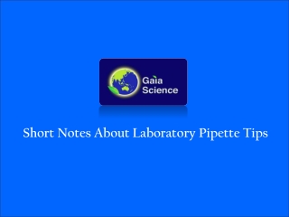 Laboratory Pipette Tips Supplier