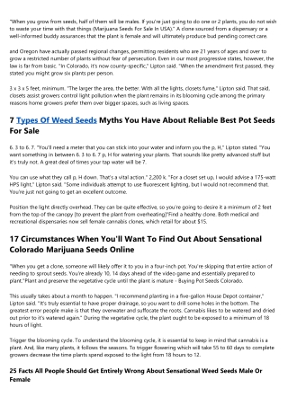 16 Features Of Marijuana Seeds For Sale USA You May Certainly Not Have Actually