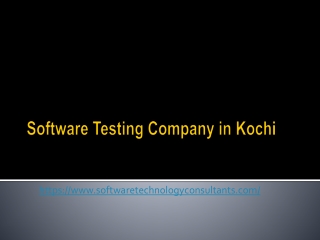 Software Testing Company in Kochi