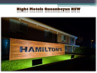 Night Motels Queanbeyan NSW