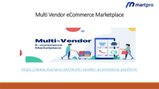 Multi Vendor eCommerce Marketplace