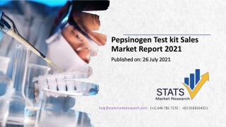 Pepsinogen Test kit Sales Market Report 2021