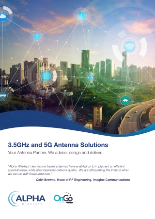 3.5GHz and 5G Antenna Solutions