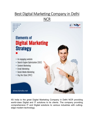 Best Digital Marketing Company in Delhi NCR