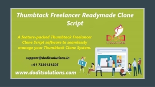 Readymade Thumbtack Freelancer Script -  DOD IT SOLUTIONS