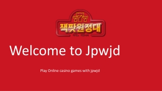 Jpwjd online casino site