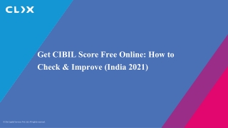 Get CIBIL Score Free Online How to Check & Improve (India 2021)