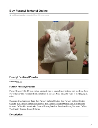 Furanyl Fentanyl Powder