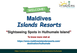 Sightseeing Spots in Hulhumale Island