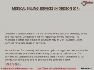 Medical Billing Services in Oregon (OR) PDF