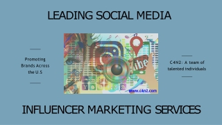 Leading Social Media Influencer Marketing Services