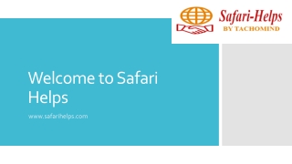 Acquire Travel Agency Marketing at Safari Helps