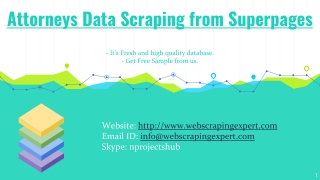 Attorneys Data Scraping from Superpages