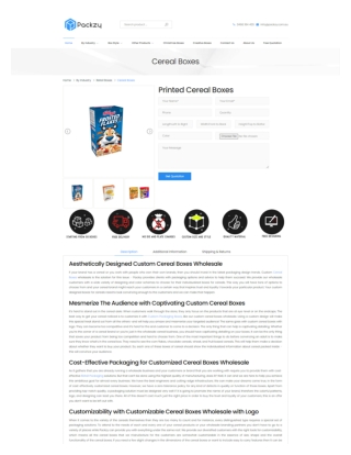 Cereal Boxes