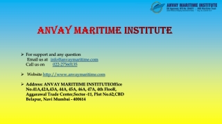 STCW Basic Safety Training near me-ANVAY MARITIME