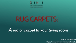 A rug or carpet to your Living room