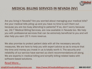 Medical Billing Services in Nevada (NV)