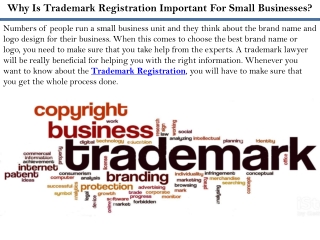 Why Is Trademark Registration Important For Small Businesses?