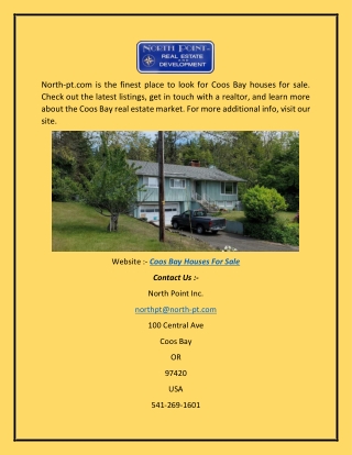 Coos Bay Houses For Sale | North-pt.com
