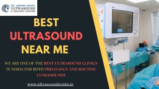 Best ultrasound near me - Dr. Ashish