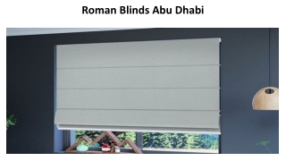 Roman Blinds Abu Dhabi