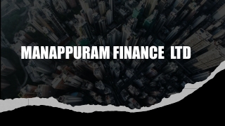 Manappuram Doorstep Gold Loan