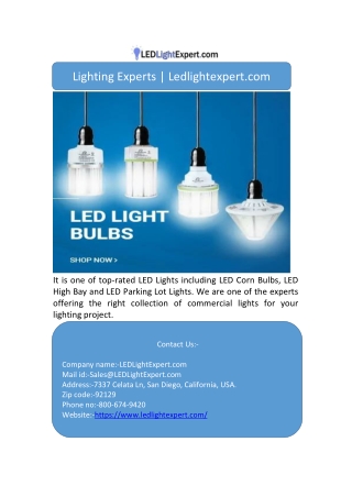 Lighting Experts | Ledlightexpert.com