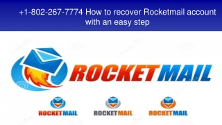 How to recover Rocketmail account with an easy step