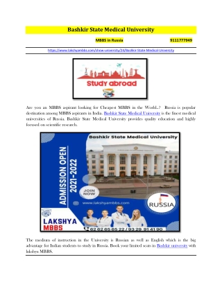 Bashkir State Medical University