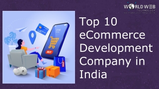 Top 10 eCommerce website development company in India