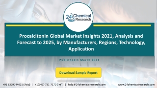 Procalcitonin Global Market Insights 2021, Analysis & Forecast to 2025