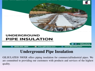 Underground Pipe Insulation