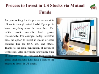 Process to Invest in US Stocks via Mutual Fund