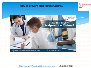 How to prevent Malpractice Claims