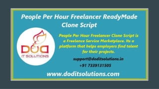 Readymade Best People Per Hour Clone Script - DOD IT SOLUTIONS