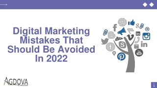 Digital Marketing Mistakes That Should Be Avoided In 2022