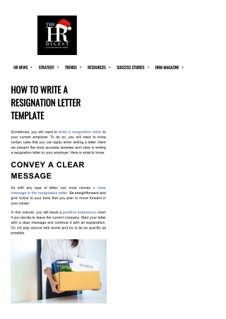 How to Write a Resignation Letter (With Samples)